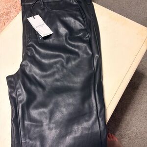 Judy Blue Black Faux Leather Pants